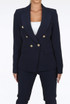 Golden Button Double Breast Winter Blazer - 8 Colours