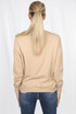 Sequin Bow Trim Round Neck Jumper