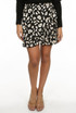 Animal Print Wrap Up Mini Skirt