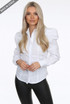 Ruched Waist Fitted Shirt