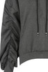 Ruched Sleeve Hooded Sweatshirt - 7 Colours
