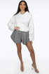 Ruched Sleeve Hooded Sweatshirt - 7 Colours
