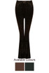 Foil Animal Print Flared Trouser