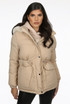 Fitted Hooded Puffer Jacket 