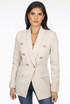 Shawl Lapels Tailored Military Blazer