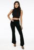 Velvet Flared Trouser - 5 Colours