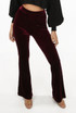 Velvet Flared Trouser - 5 Colours