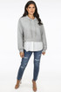 Shirt Hem Side Cut Hoodie