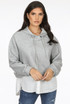 Shirt Hem Side Cut Hoodie