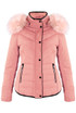 Fur Hood Funnel Neck Jacket - 3 Colours