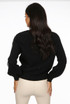Embellished Fishnet Sleeve Jumper