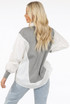 Shirt With V Neck Tabard Knit