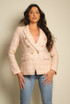 Pastel Tweed Tailored Blazers - 3 Colours