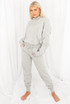 Knitted Ruched Hooded Loungewear Set