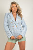 Pastel Tweed Tailored Blazers - 4 Colours