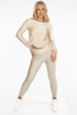 Ruched Slinky Loungewear Set