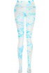 Tie Dye Print High Waisted Tights