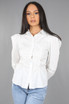 Ruched Waist Fitted Shirt - 4 Colours