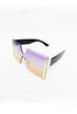 Oversized Square Sunglasses With Smoke Lens