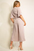 Tie Up Wide Leg Jumpsuit