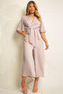 Tie Up Wide Leg Jumpsuit