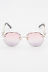 Bevel Edge Rimless Aviator Sunglasses