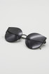  Metal Frame Cat Eye Sunglasses 