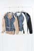 Shirt Inlay Denim Gilet