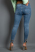 Diamante Bow Ankle Grazer Jeans