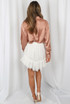 Chiffon Pleated Mini Skirt