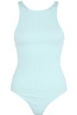 Backless Ribbed Bodysuit