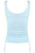 Ruched Side Square Neck Vests