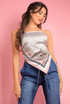 Paisley Print Hanky Hem Tops