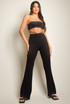 Flare Trouser With Strappy Waist Tie