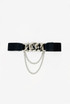 Double Chain Elasticated Waist Belt - 3 Colours