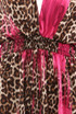 Contrast Animal Print Playsuit