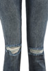 Dark Wash Skinny Jeans With Raw Hem