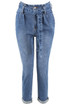 Paper Bag Turn Ups Jeans