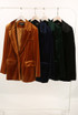 Velvet Longline Blazer