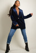 Velvet Longline Blazer