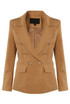 Double Breasted Blazer With Stitch Detail