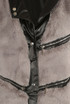 PU Fur Trim Grey Gilet