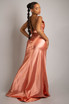 Satin Cowl Neck Maxi Dress