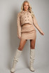 Quilted Cropped Jacket & Mini Skirt Co-Ord