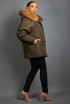 Padded Parka With Fur Trim
