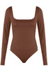 Square Neck Long Sleeve Bodysuit