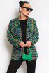 Multicolour Dogtooth Shacket 
