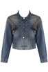 Studded Trim Denim Jacket