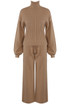 High Neck Ribbed Jumper  & Trouser Co-Ord