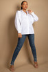 Shirt With Pleated Panel